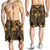 Tonga Polynesian Men's Shorts - Tonga Gold Seal Polynesian Tattoo - Polynesian Pride