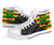 Hawaii High Top Shoes Kanaka Maoli Flag Polynesian Pride Black AH - Polynesian Pride