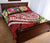 Polynesian American Samoa Quilt Bed Set - Summer Plumeria (Red) - Polynesian Pride