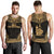 New Caledonia Men's Tank Top - Polynesian Chief Gold Version - Polynesian Pride