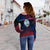 Guam Rugby Off Shoulder Sweater Impressive Version - Polynesian Pride