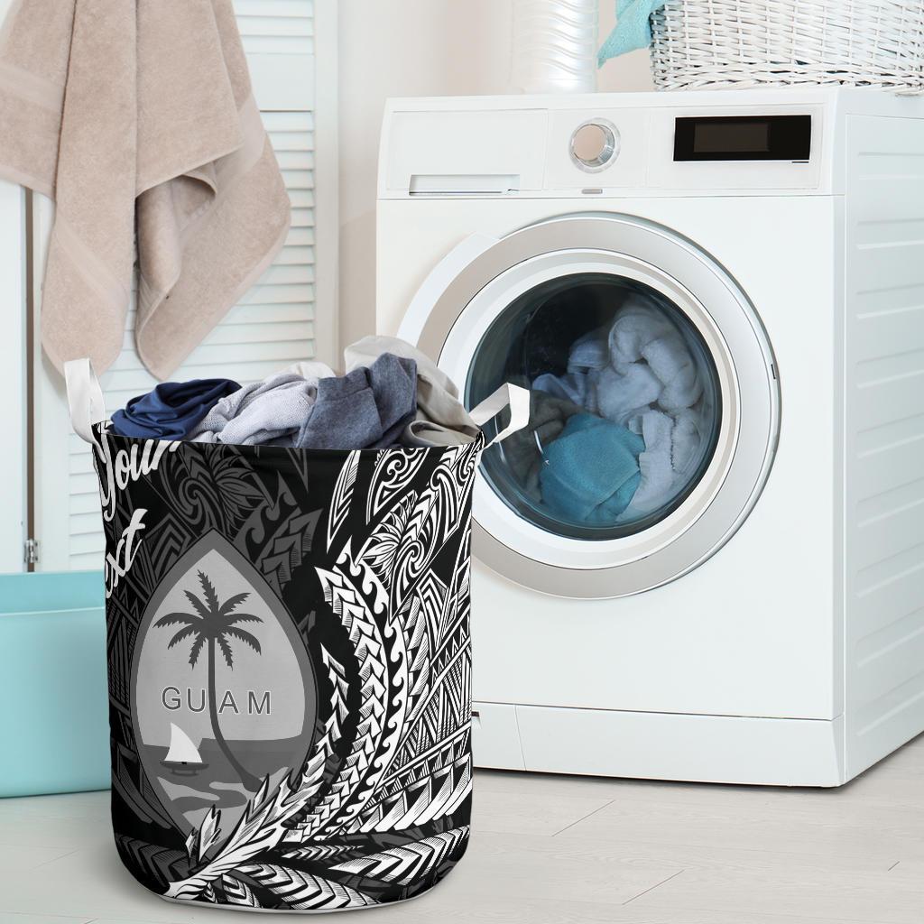 Guam Laundry Basket - Custom Personalised Wings Style - Polynesian Pride