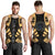 Palau Men Tank Top - Polynesian Tattoo Gold - Polynesian Pride