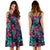 Hawaii Tropical Pattern Midi Dress - Polynesian Pride