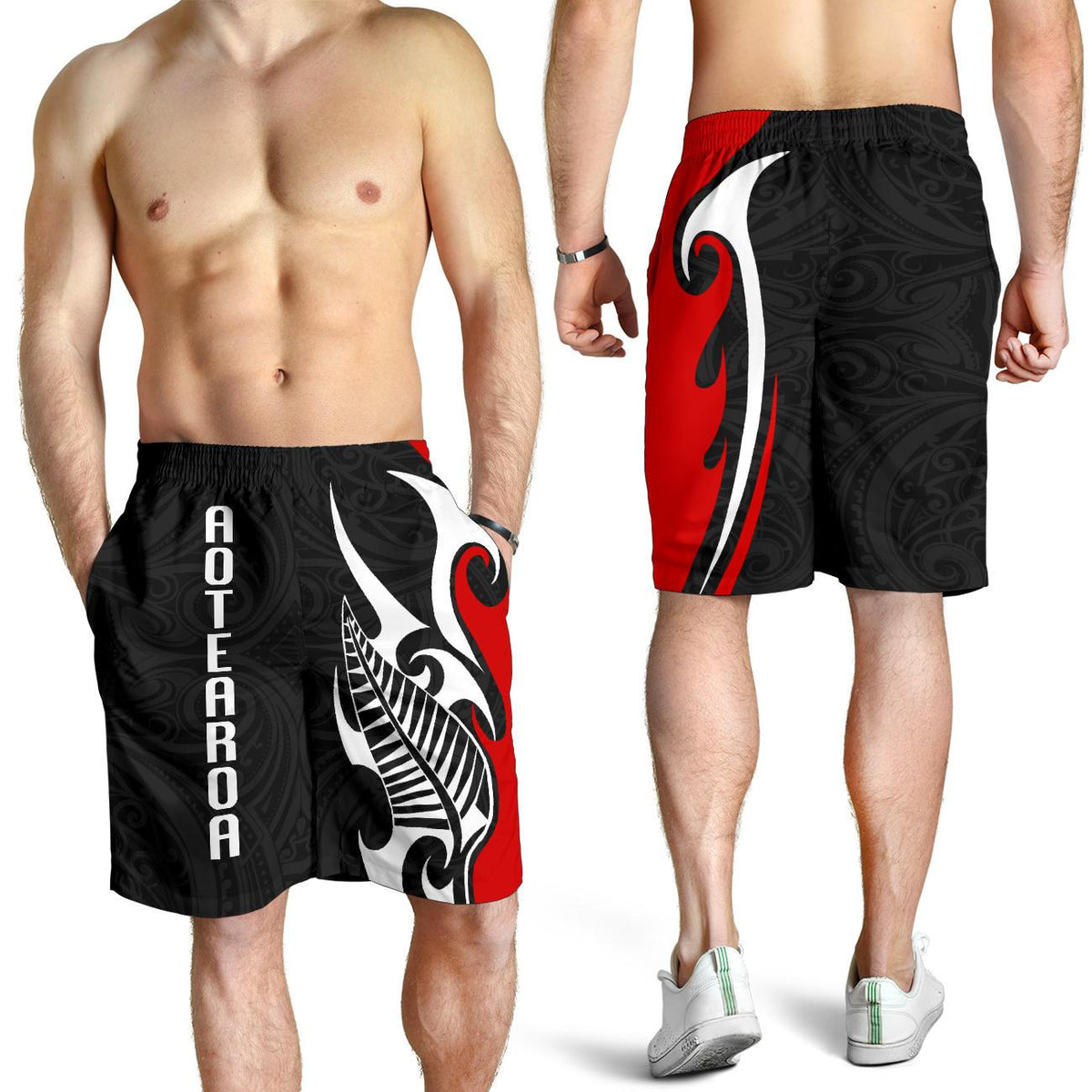 Aotearoa Silver Fern Maori Men's Short - Polynesian Pride