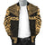 Kosrae Polynesian Chief Men's Bomber Jacket - Gold Version - Polynesian Pride