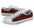 Cook Islands Low Top Canvas Shoes - Red Tentacle Turtle - Polynesian Pride