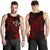 Kosrae Men's Tank Top - Red Turtle - Polynesian Pride