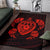 Hawaiian Map Turtle Ohana Hibiscus Kakau Polynesian Rug AH - Polynesian Pride