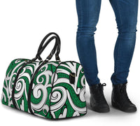 Polynesian Maori Ethnic Ornament Green Hawaii Travel Bag - Polynesian Pride