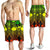 Guam Polynesian Men's Shorts - Guam Reggae Seal with Polynesian Tattoo - Polynesian Pride