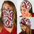 Polynesian Maori Ethnic Ornament Red Bandana 3 - Pack - Polynesian Pride