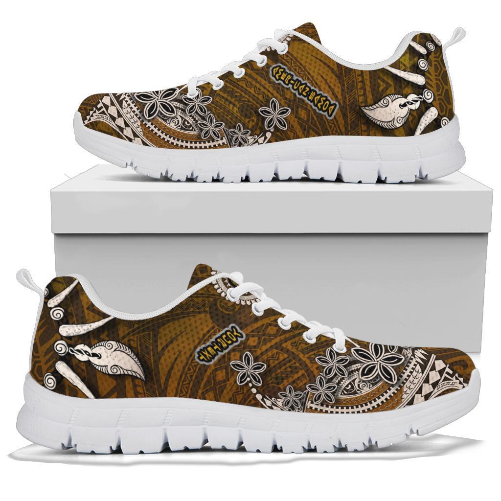 American Samoa Sneakers - Polynesian Boar Tusk - Polynesian Pride