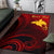 Papua New Guinea Custom Personalised Area Rug - Raggiana Bird of Paradise Polynesian Patterns - Polynesian Pride