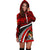 Tonga Polynesian Shark Tattoo Women'S Hoodie Dress - Polynesian Pride