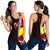 Palau Polynesian Women's Racerback Tank - Coat Of Arm With Hibiscus Red - Polynesian Pride