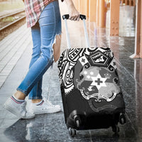 Tonga Polynesian Luggage Covers - Tongan Pride (White) - Polynesian Pride