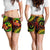 Tonga Polynesian Women Shorts - Reggae Plumeria - Polynesian Pride