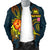 Polynesian Hawaii Men's Bomber Jacket - Legend of Samoa (Blue) - Polynesian Pride