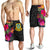 Tuvalu All Over Print Men's Shorts - Hibiscus Polynesian Pattern - Polynesian Pride