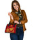 Hawaii Polynesian Personalised Shoulder Handbag - Vintage Polynesian Turtle (Red) - Polynesian Pride