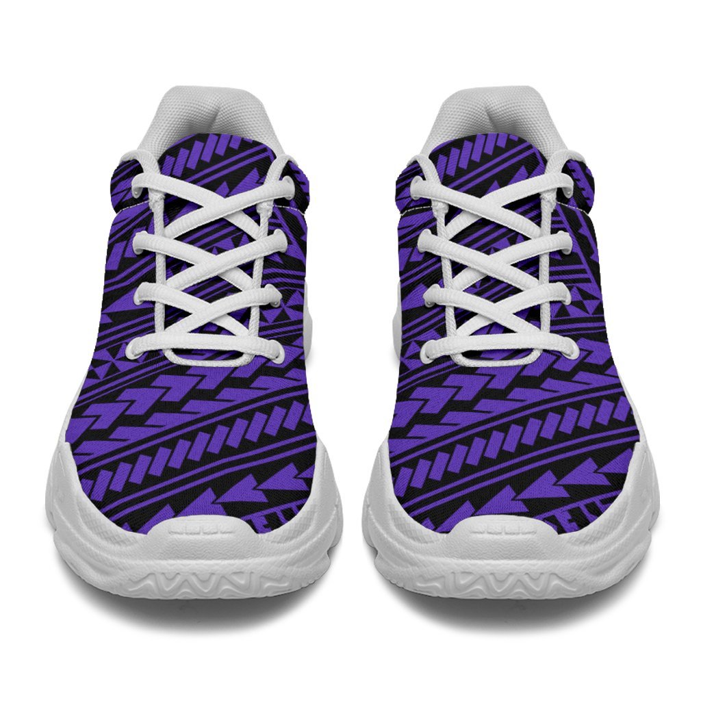 Polynesian Nation Violet Chunky Sneakers - Polynesian Pride