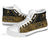 Yap State High Top Shoes - Gold Color Symmetry Style - Polynesian Pride