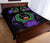 Pohnpei Polynesian Quilt Bed Set Hibiscus Purple - Polynesian Pride