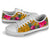 Hawaii Low Top Shoes - Kanaka Maoli With Hibiscus On Polynesian Patterns (YELLOW) - Polynesian Pride