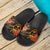 Guam Slide Sandals - Gold Plumeria - Polynesian Pride