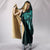 Polynesian Hooded Blanket Turquoise - Polynesian Pride