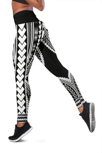 Hawaii Polyneisan White Color Special Tribal Women's Leggings - Polynesian Pride