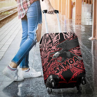 Samoa Polynesian Luggage Covers - Eagle Tribal Pattern Red - Polynesian Pride