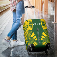 Society Islands Luggage Cover - Polynesian Tattoo Flag - Polynesian Pride