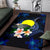 Palau Polynesian Area Rug - Turtle With Plumeria Flowers - Polynesian Pride