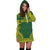 Society Islands Women's Hoodie Dress - Polynesian Flag Chief - Polynesian Pride