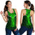 New Zealand Maori Rugby Women Racerback Tank Pride Version - Green - Polynesian Pride