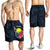 Palau Polynesian Men's Shorts - Tropical Flower Black - Polynesian Pride