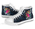 Fiji Polynesian High Top Shoes - Tropical Flower - Polynesian Pride