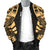 New Caledonia Men Bomber Jackets - Polynesian Tattoo Gold - Polynesian Pride