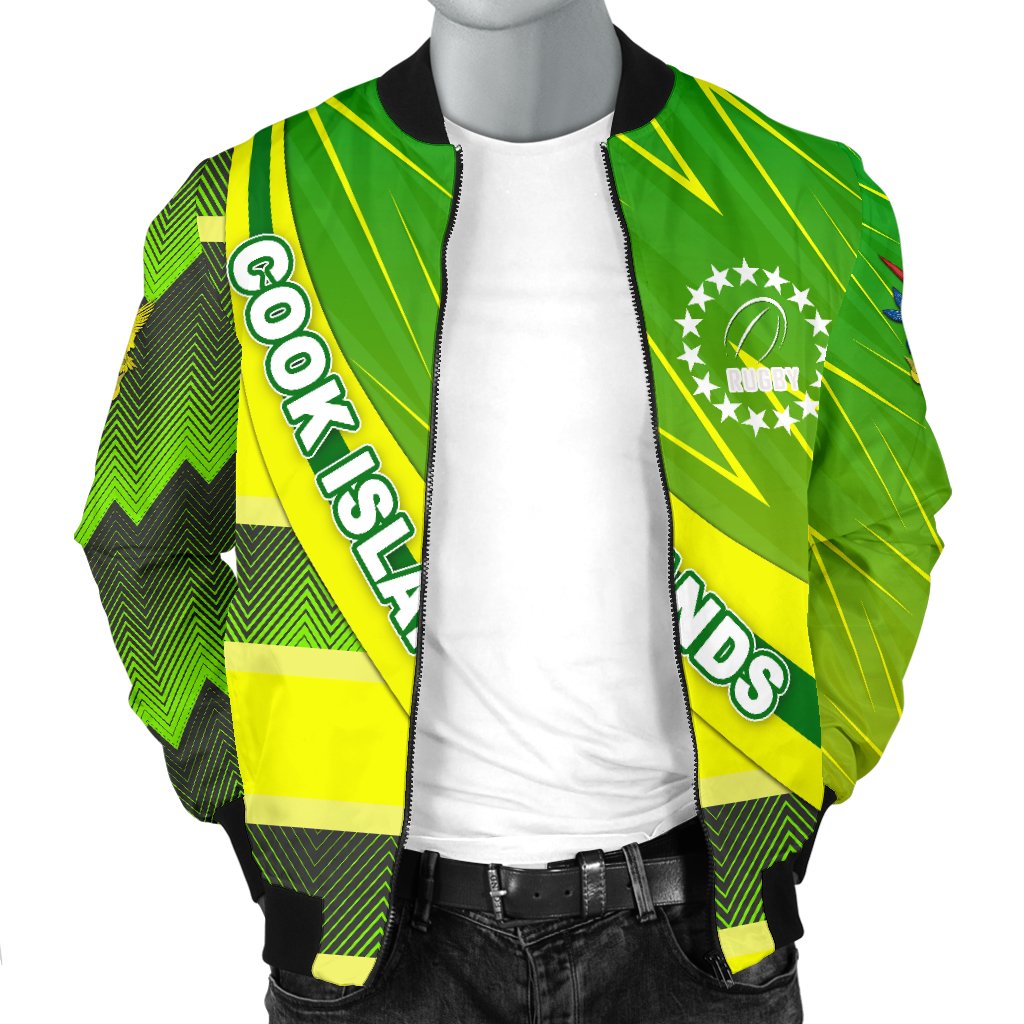 Cook Islands Men Bomber Jacket Victorian Vibes - Polynesian Pride