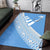 Fiji Tapa Rugby Area Rug version Style You Win - Blue - Polynesian Pride