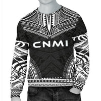 Northern Mariana Islands Sweater - Polynesian Chief Black Version - Polynesian Pride