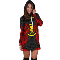 Polynesian Hawaii Women's Hoodie Dress - Hawaiian Spirit - Polynesian Pride