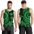 Wallis and Futuna Men's Tank Top - Green Tentacle Turtle - Polynesian Pride