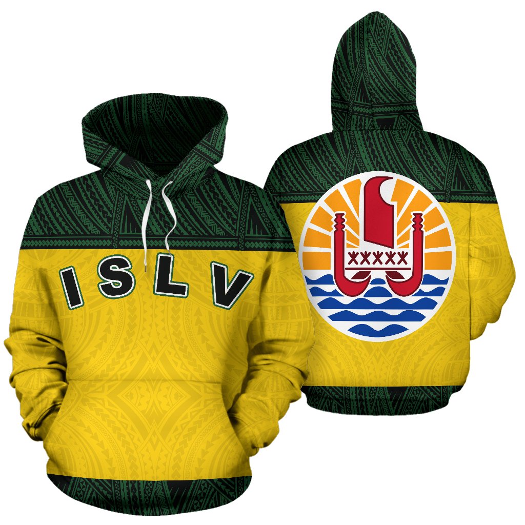 Leeward Islands All Over Hoodie Polynesian Hoodie Style Unisex White - Polynesian Pride