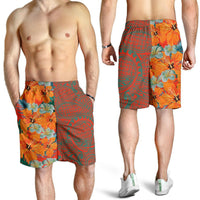 Tropical Polynesian - Hawaiian Men's Shorts - Haka Style - Polynesian Pride