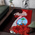 Guam Polynesian Area Rug - Coat Of Arm With Hibiscus - Polynesian Pride