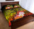 American Samoa Polynesian Quilt Bed Set - Humpback Whale with Tropical Flowers - Polynesian Pride