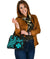 Wallis and Futuna Shoulder Handbag - Turquoise Tentacle Turtle - Polynesian Pride